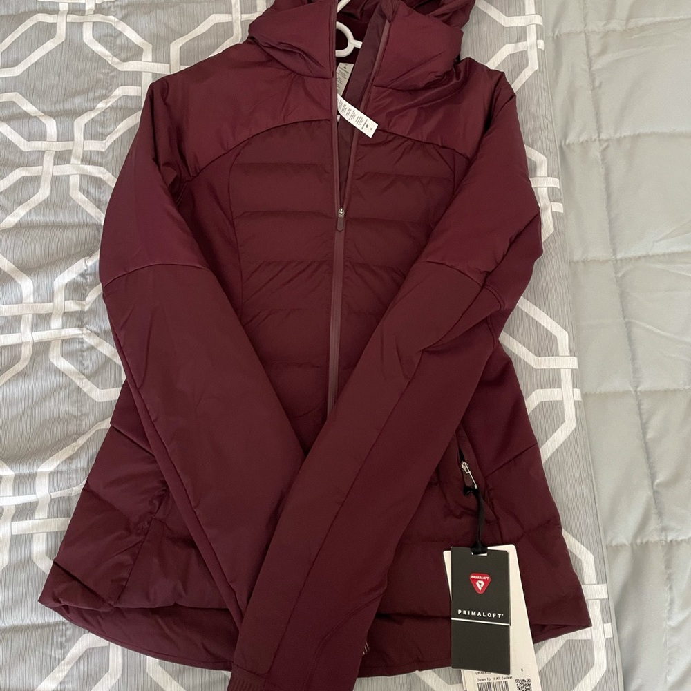 Down for It All Jacket Cassis (6) NWT